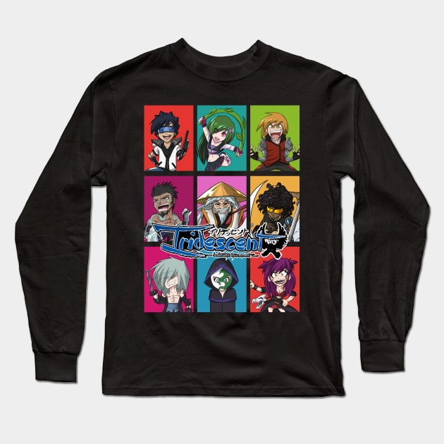 Iridescent Chibi Long Sleeve T-Shirt by BlazeManga